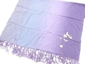 作家物　蔦の実模様ショール